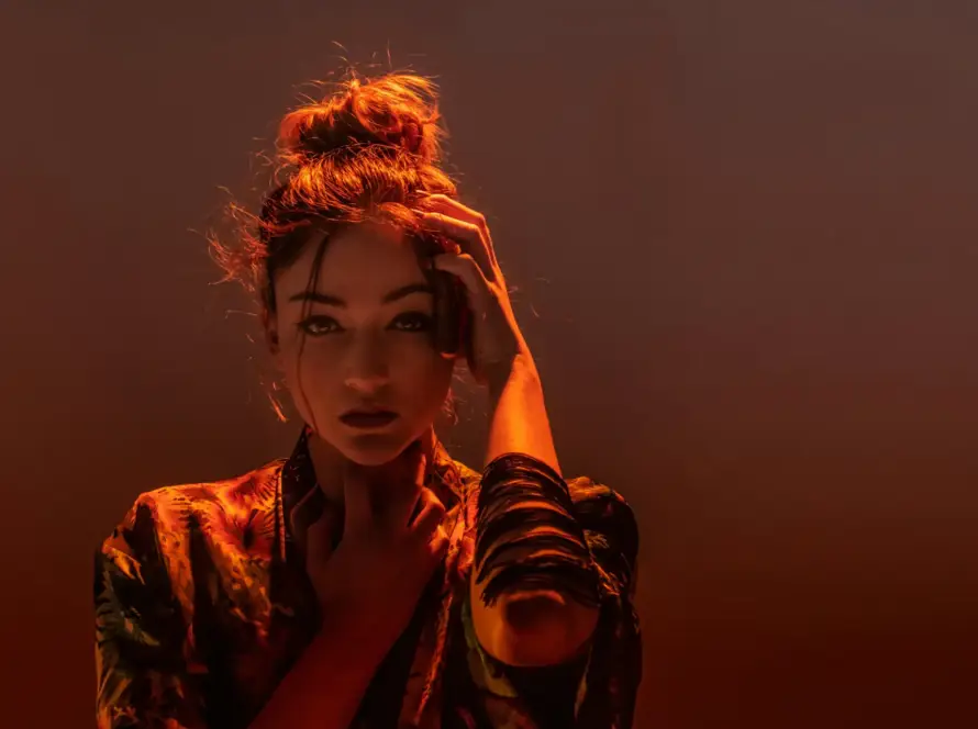 Artistic portrait of a woman, symbolizing modern trends in toys for pleasure and the evolving Asia Pacific Sex Toy Market, analyzed by Gaia in Love.