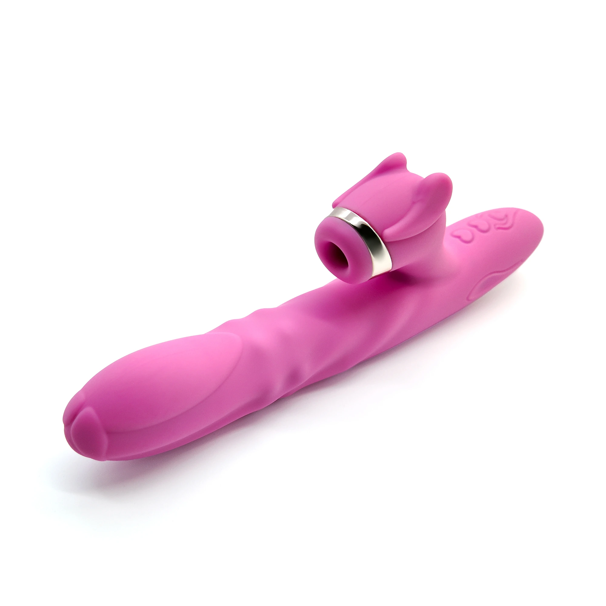 Multi-Sense Clit & G-Spot Vibrator - Fuchsia with dual stimulation features and innovative design for clit and G-spot pleasure.