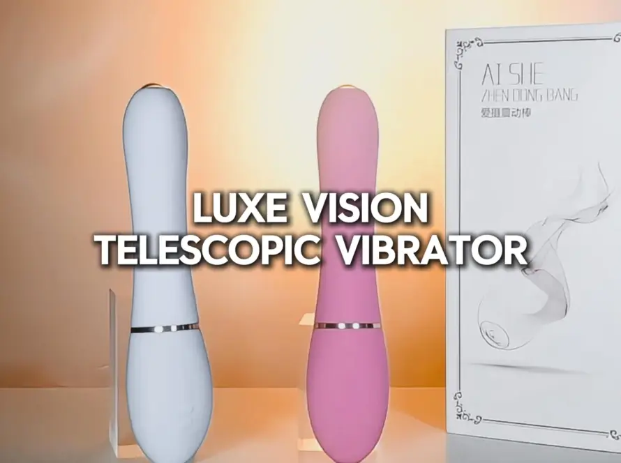 Luxe Vision smart vibrator for women with telescopic and bullet stimulation features