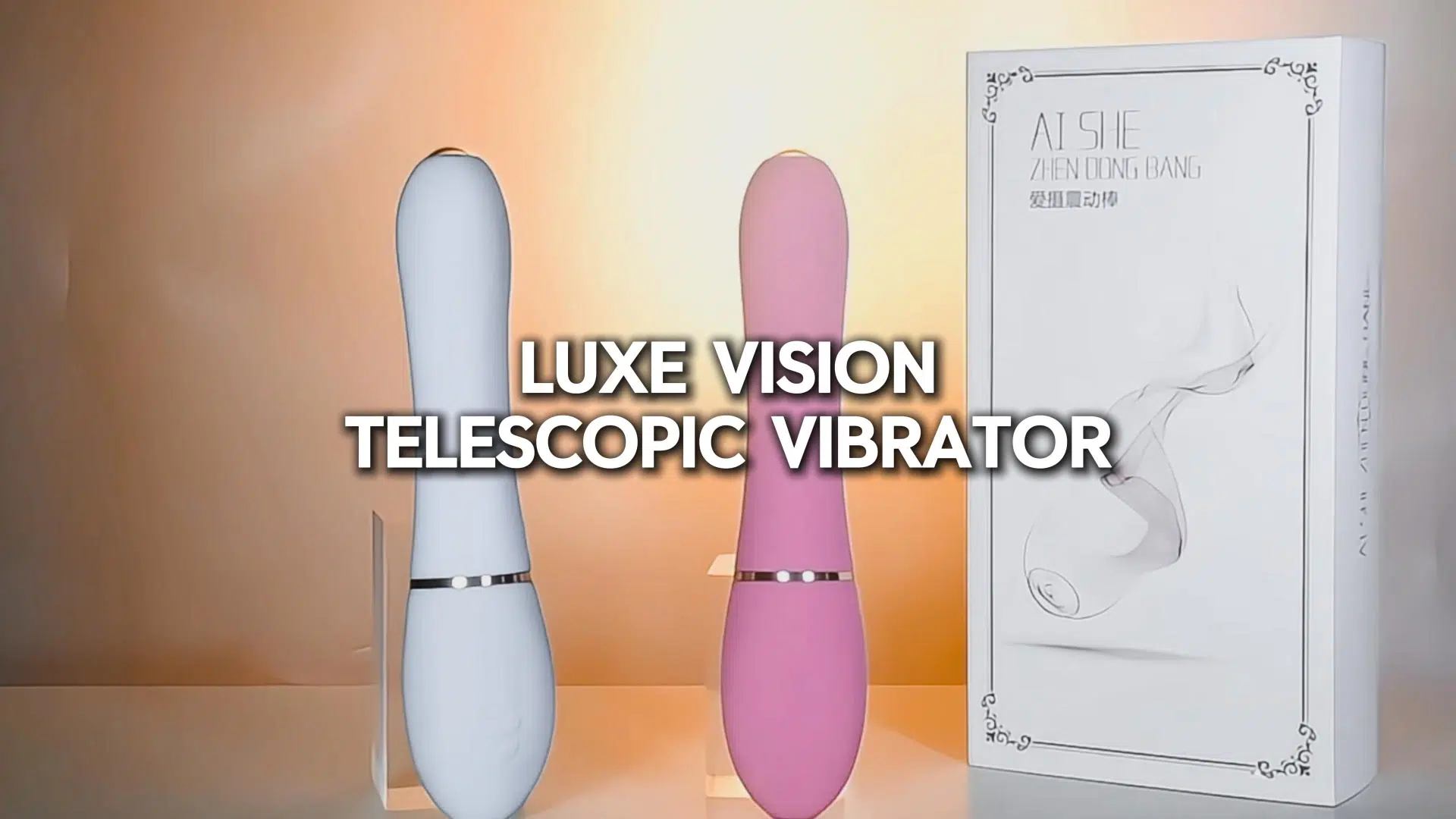 Luxe Vision smart vibrator for women with telescopic and bullet stimulation features