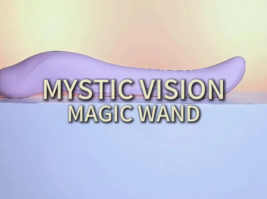 Mystic Vision Magic Wand Vibrator - Powerful ergonomic rechargeable wand vibrator for women’s sexual wellness