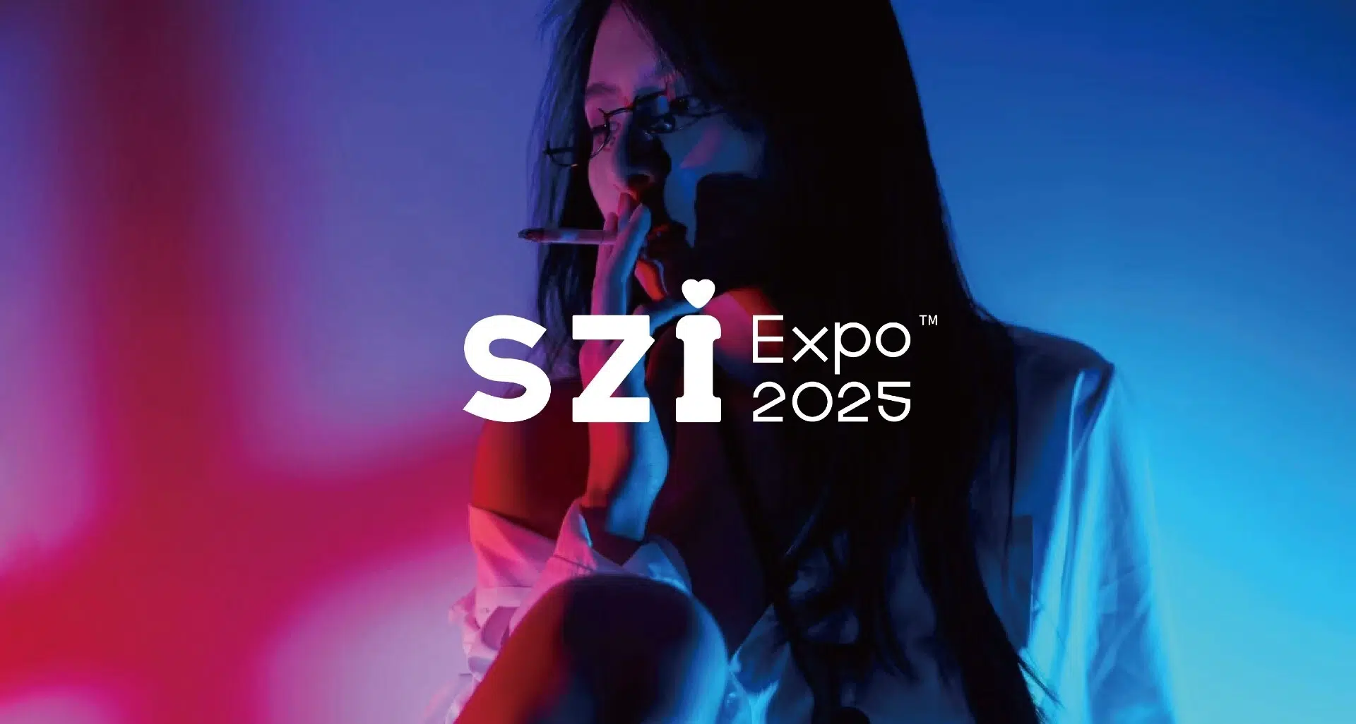 Female silhouette with colorful lighting at SZI Expo 2025 — Gaia in Love highlights smart adult toys at the Shenzhen International Adult Expo.