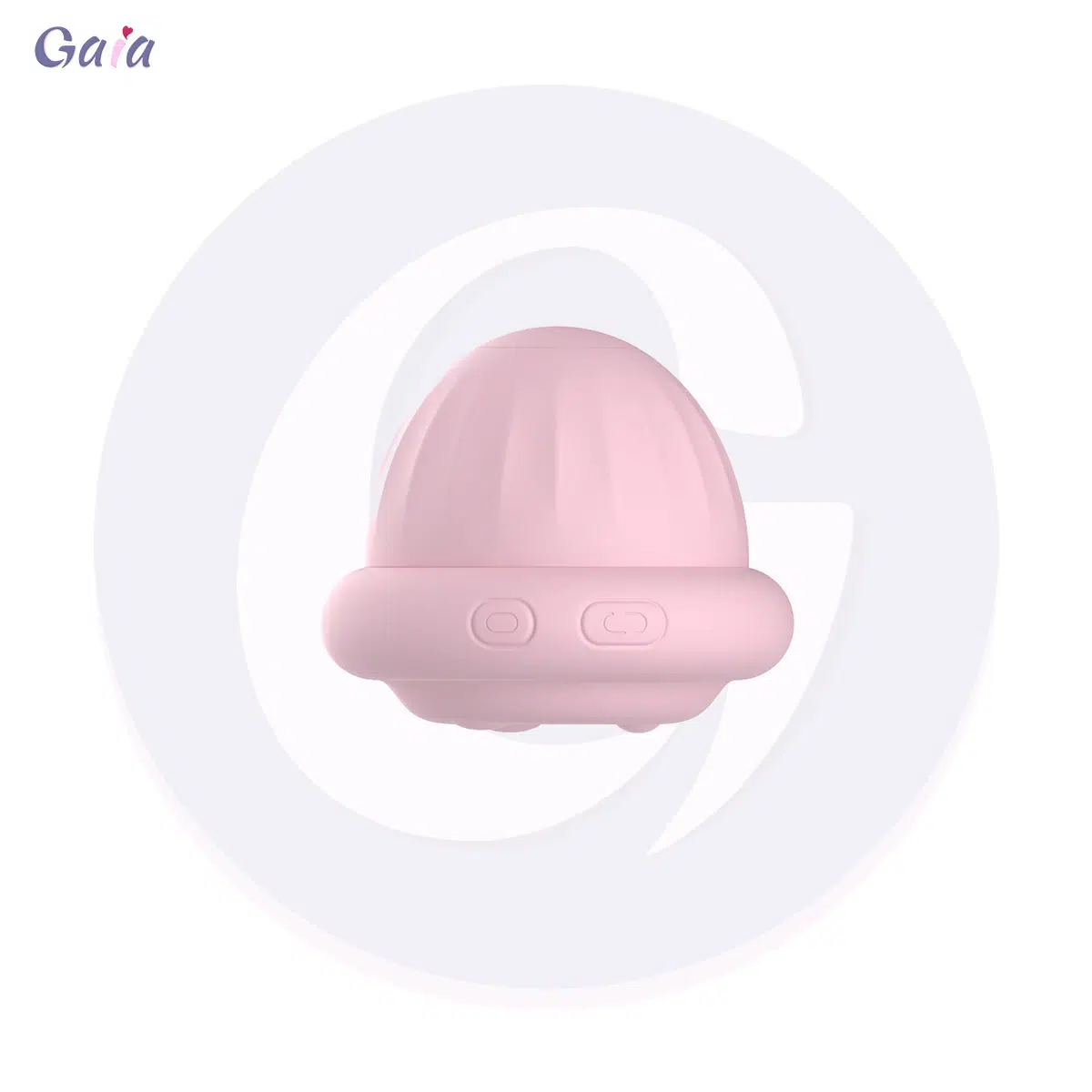 Pink silicone nipple sucker (suction nipple stimulator) for nipple play, Gaia in Love GS1172.